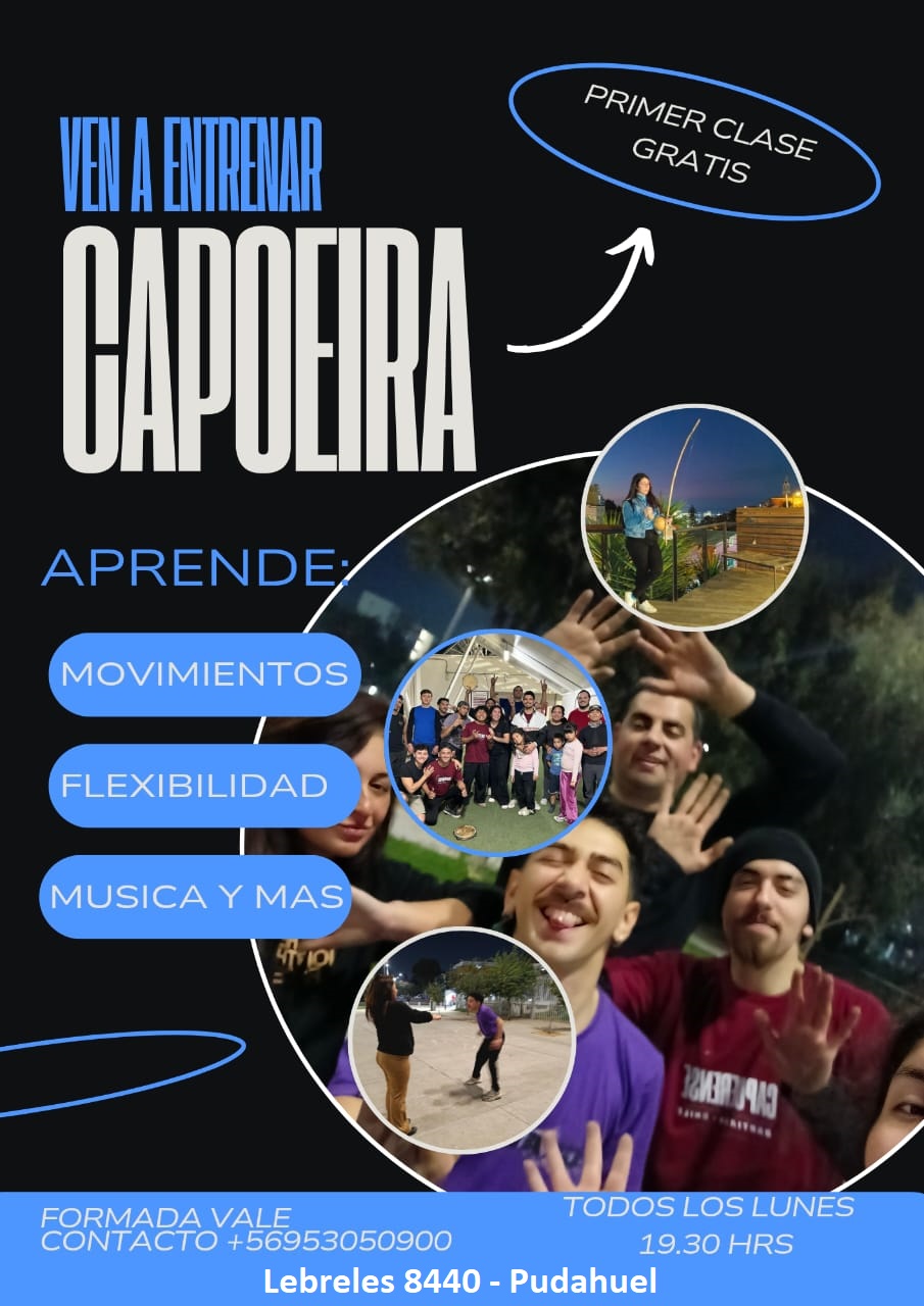 Clases de Capoeira para adultos en Pudahuel – Asociación Santamarense Chile